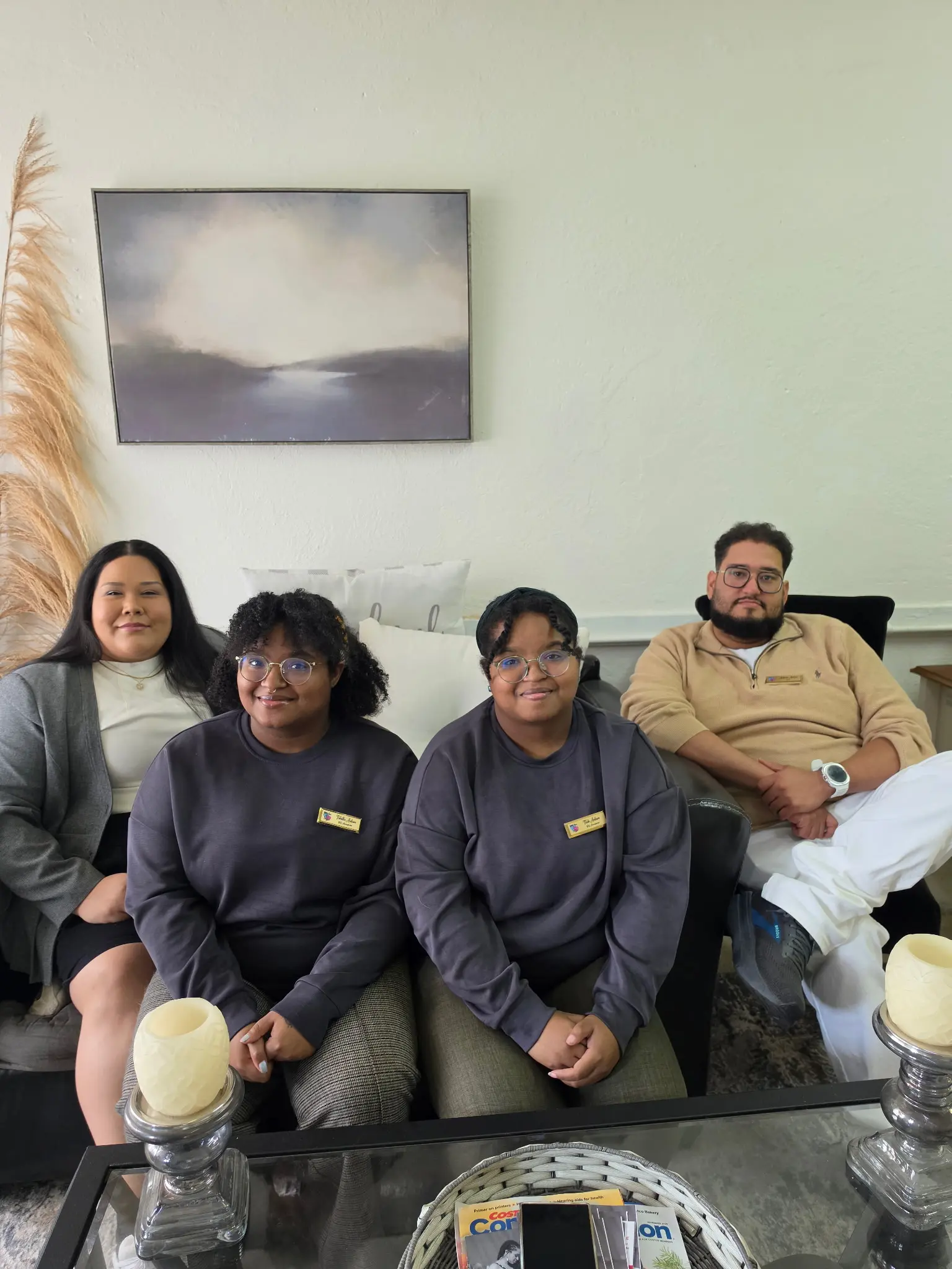 Serenity Heart admin team sitting in the office